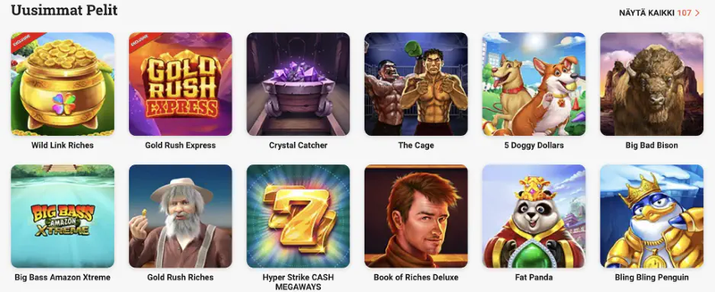 Nieuwe spellen en gokkasten bij Leo Vegas online casino
